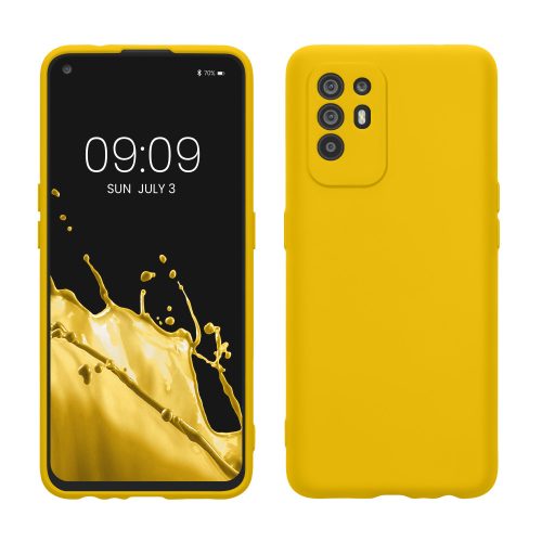 Husa OPPO A94 5G, Galben, Silicon, KWM000015XY016C
