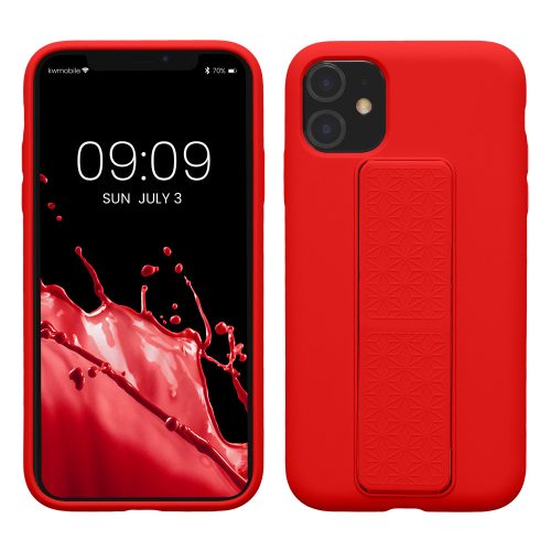 Husa Apple iPhone 11, Rosu, Silicon, KWM000015WC007C