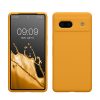 Husa Google Pixel 7a, Portocaliu, Silicon, KWM000019YE023C