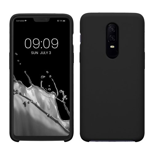 Husa OnePlus 6, Negru, Silicon, KWM0000099A030C