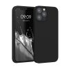 Husa Apple iPhone 12/iPhone 12 Pro, Negru, Silicon, KWM000011JP097C