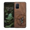 Husa OnePlus 8T, Maro/Albastru, Lemn, KWM0000123P006C