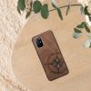 Husa OnePlus 8T, Maro/Albastru, Lemn, KWM0000123P006C