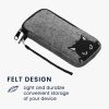 Husa Universala telefon, Marime XL - 6.8 inch, Gri/Negru, Textil, KWM000010HJ032C