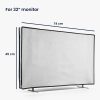 Husa Kwmobile pentru televizor de 32 inch, Alb, Plastic, KWM0000115R006C
