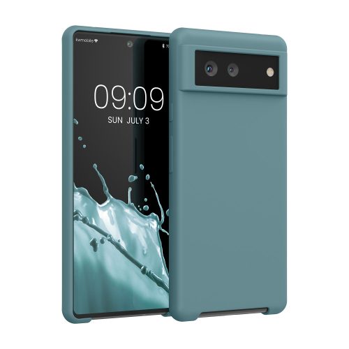 Husa Google Pixel 6, Verde inchis, Silicon, KWM000013EZ058C