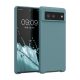Husa Google Pixel 6, Verde inchis, Silicon, KWM000013EZ058C