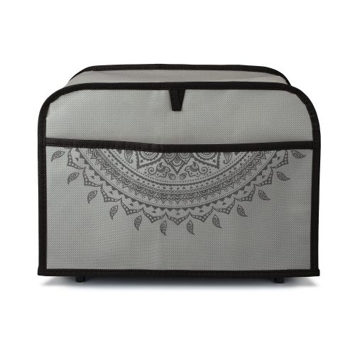 Husa de protectie Kwmobile pentru 2 felii, Gri, Plastic, KWM000014QP004C