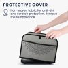 Husa de protectie Kwmobile pentru 2 felii, Gri, Plastic, KWM000014QP004C