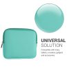 Husa Universala Kwmobile pentru eBook Reader de 7 inch, Verde deschis, Neopren, KWM0000151W008C