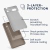 Husa Google Pixel 6a, Bej, Silicon, KWM000015FZ045C