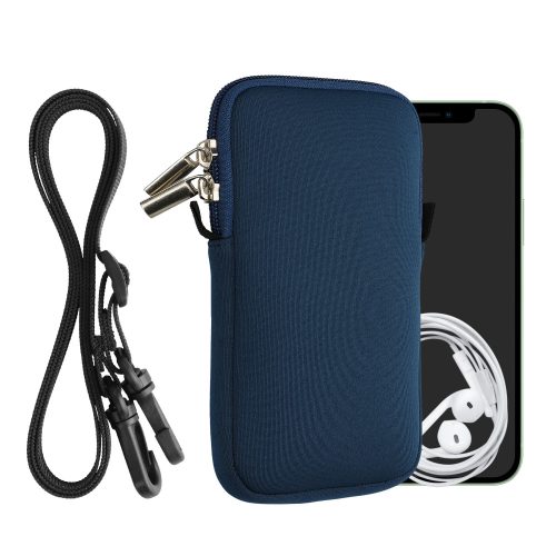 Husa Universala telefon, Marime L - 6.5 inch, Albastru, Neopren, KWM000016AI050C
