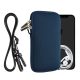 Husa Universala telefon, Marime L - 6.5 inch, Albastru, Neopren, KWM000016AI050C