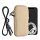 Husa Universala telefon, Marime XL - 6.8 inch, Crem/Negru, Neopren, KWM000016AI053C