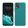 Husa Nokia C32, Verde, Silicon, KWM000021KO002C