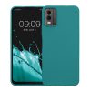 Husa Nokia C32, Verde, Silicon, KWM000021KO002C