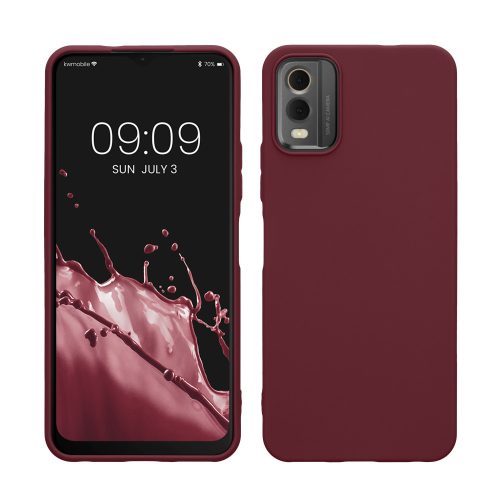 Husa Nokia C32, Visiniu, Silicon, KWM000021KO003C