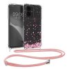 Husa Motorola Moto G14, Transparent/Roz, Silicon, KWM000022NB001C