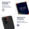 Husa Motorola Moto G14, Transparent/Negru, Silicon, KWM000022NC001C