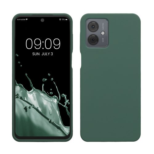 Husa Motorola Moto G14, Verde, Silicon, KWM000022ND002C