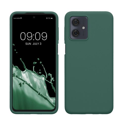 Husa Motorola Moto G54, Verde, Silicon, KWM000022NF002C