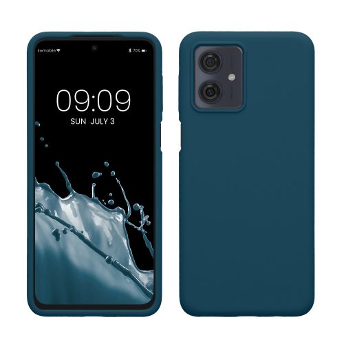 Husa Motorola Moto G54, Verde inchis, Silicon, KWM000022NF003C