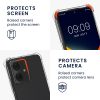 Husa Motorola Moto G54, Transparent/Negru, Silicon, KWM000022NG001C
