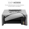 Husa Kwmobile pentru imprimanta Epson EcoTank ET-2826/EcoTank ET-2800, Gri/Negru, Plastic, KWM000024TU001C