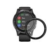 Set 2 Folii de protectie Kwmobile pentru Garmin Vivoactive 4, Transparent/Negru, Polimer, KWM000024UX001C