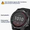 Set 2 Folii de protectie Kwmobile pentru Garmin Vivoactive 4, Transparent/Negru, Polimer, KWM000024UX001C