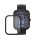 Set 2 Folii de protectie Kwmobile pentru Amazfit Bip 3 Pro, Transparent/Negru, Polimer, KWM000024VI001C