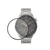 Set 2 Folii de protectie Kwmobile pentru Huawei Watch GT 3 Pro (43mm), Transparent/Negru, Polimer, KWM000024VV001C