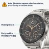 Set 2 Folii de protectie Kwmobile pentru Huawei Watch GT 3 Pro (43mm), Transparent/Negru, Polimer, KWM000024VV001C