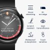 Set 2 Folii de protectie Kwmobile pentru Huawei Watch 4, Transparent/Negru, Polimer, KWM000024VY001C