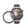 Set 2 Folii de protectie Kwmobile pentru Huawei Watch 4 Pro, Transparent/Negru, Polimer, KWM000024VZ001C