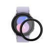 Set 2 Folii de protectie Kwmobile pentru Samsung Galaxy Watch 5, Transparent/Negru, Polimer, KWM000024WF001C