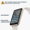Set 2 Folii de protectie Kwmobile pentru Xiaomi Mi Band 7 Pro, Transparent/Negru, Polimer, KWM000024WP001C