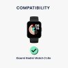 Set 2 Folii de protectie Kwmobile pentru Xiaomi Redmi Watch 2 Lite, Transparent/Negru, Polimer, KWM000024WS001C
