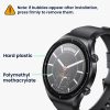 Set 2 Folii de protectie Kwmobile pentru Xiaomi Watch S1, Transparent/Negru, Polimer, KWM000024WU001C