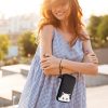 Husa Universala telefon, Marime XXL - 7 inch, Negru/Alb, Neopren, KWM000007UJ134C