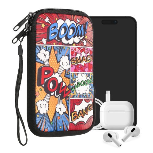 Husa Universala telefon, Marime M - 5.5 inch, Multicolor, Neopren, KWM000007UJ142C