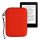 Husa Universala Kwmobile pentru eBook Reader de 6 inch, Portocaliu, Neopren, KWM000010OQ011C