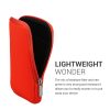 Husa Universala Kwmobile pentru eBook Reader de 6 inch, Portocaliu, Neopren, KWM000010OQ011C