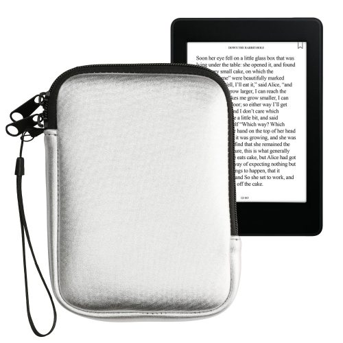 Husa Universala Kwmobile pentru eBook Reader de 6 inch, Argintiu, Neopren, KWM000010OQ013C