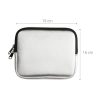 Husa Universala Kwmobile pentru eBook Reader de 7 inch, Argintiu, Neopren, KWM0000151W010C
