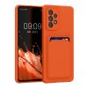 Husa Samsung Galaxy A53 5G, Portocaliu, Silicon, KWM000015RR007C