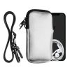 Husa Universala telefon, Marime M - 5.5 inch, Argintiu, Neopren, KWM000016AI057C