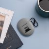 Husa Casti Kwmobile pentru Google Pixel Buds Pro, Gri/Negru, Silicon, KWM000017PM002C