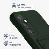 Husa Samsung Galaxy A34 5G, Verde inchis, Silicon, KWM0000191B004C