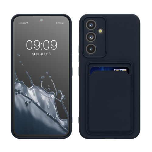 Husa Samsung Galaxy A54 5G, Albastru inchis, Silicon, KWM0000191C003C